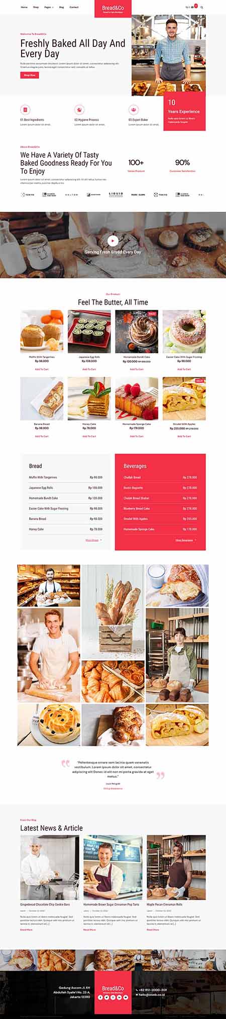 breadnco - template website toko kue dan roti - full mid