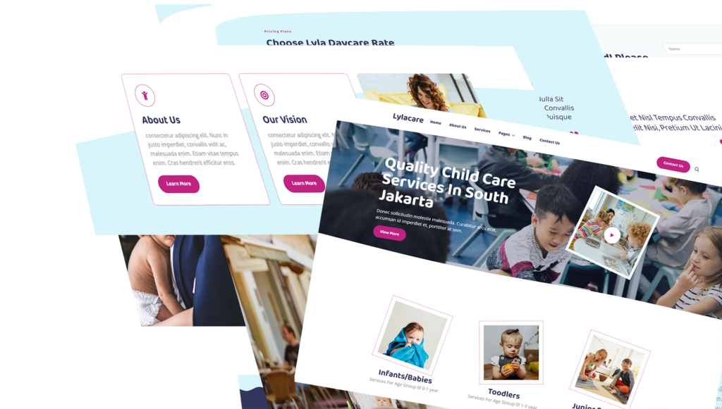 lylacare - template website daycare, preschool, dan PAUD