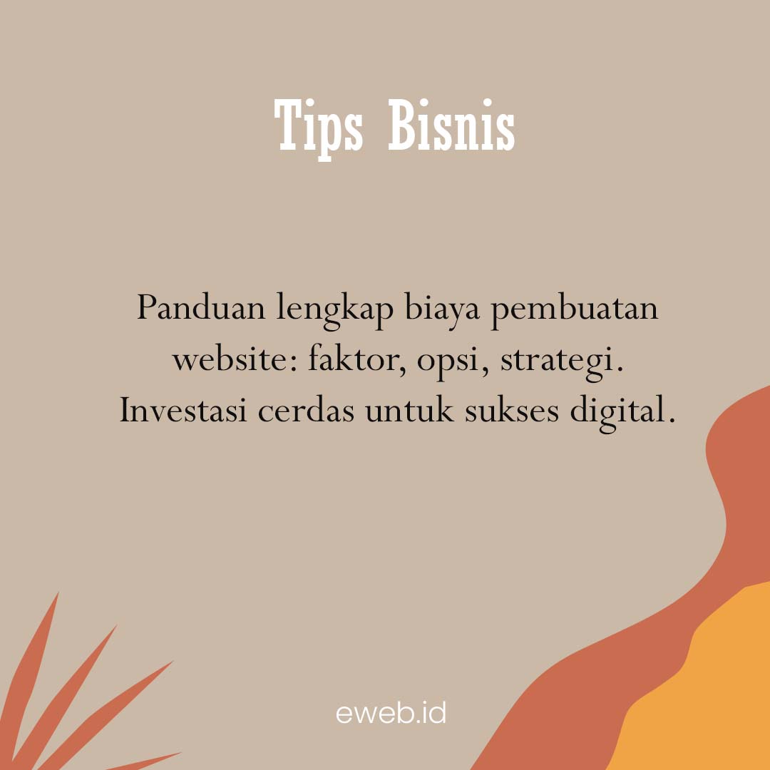 Biaya Pembuatan Website